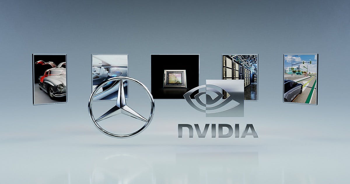 تصميم وتجميع السيارات للمرة الأولى عبر مشروع لمرسيدس و Nvidia Featured Image
