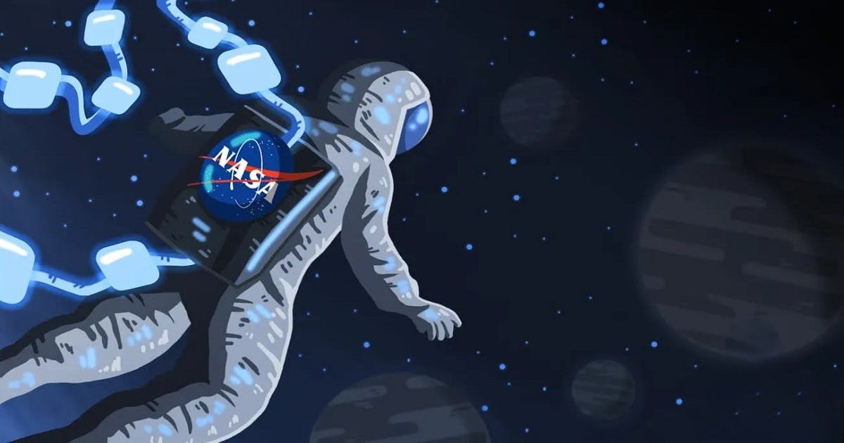 وكالة ناسا تعتمد على تقنية بلوكتشين لتخزين البيانات على سطح القمر Featured Image